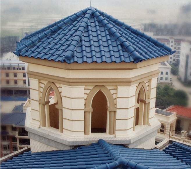 plastic terracotta roof tiles